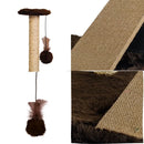 Arranhador Gato Poste com Rampa Mola Maluca com Brinquedo Exclusivo