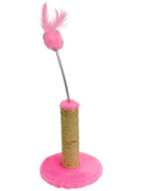 Arranhador para Gatos Poste com Brinquedo