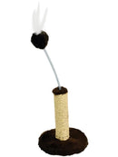 Arranhador para Gatos Poste com Brinquedo