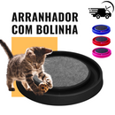 Arranhador para Gatos Redondo com Bolinha Interativo