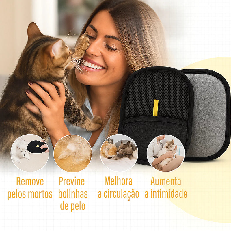 Luva Removedora de Pelos Eletrostática